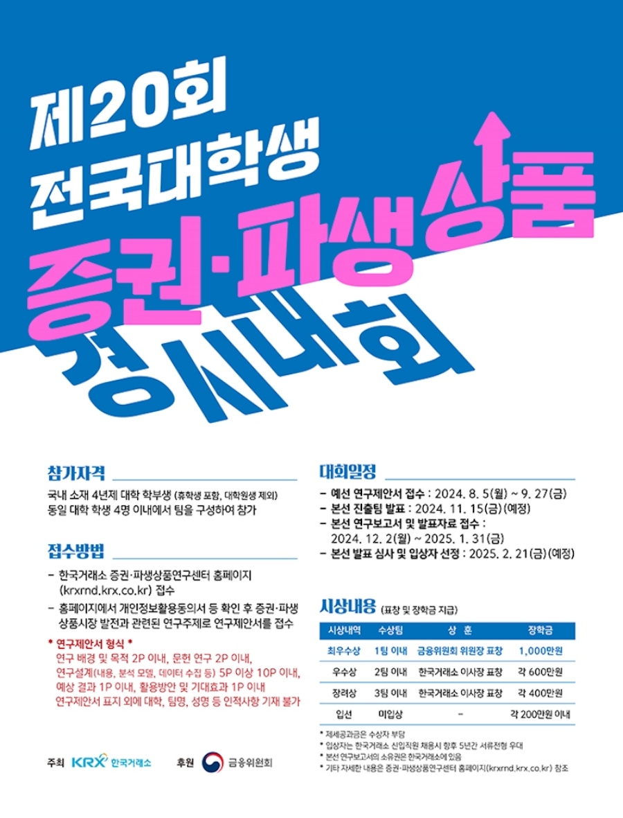 제20회 전국 대학생 증권파생상품 경시대회