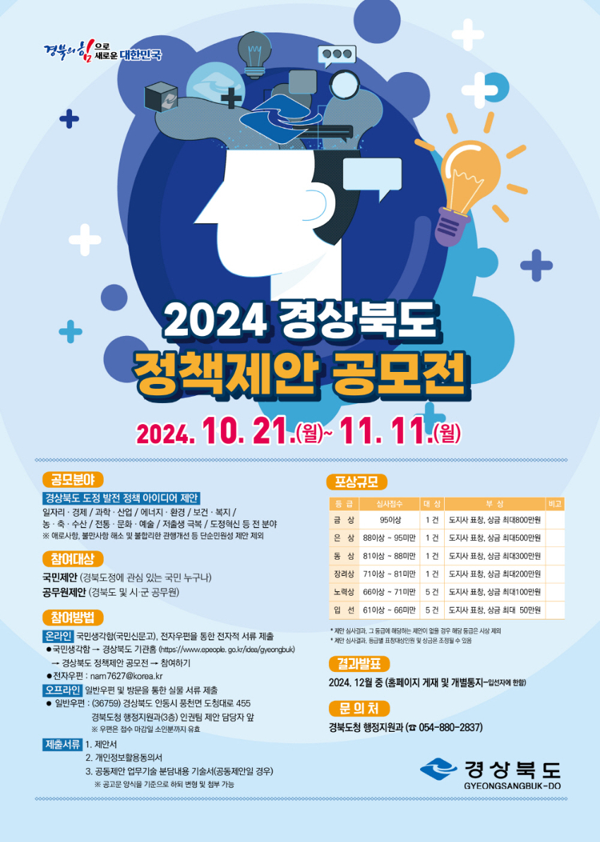 2024년 경상북도 정책제안 공모전